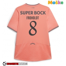 Moške Nogometnih dresov Porto Victor Froholdt #8 Gostujoči 2025-26 Kratki rokavi